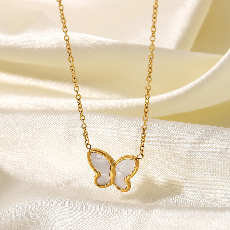 Butterfly Pendant Necklace